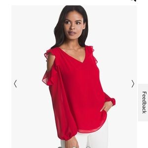 White House Black Market Off the Shoulder Top